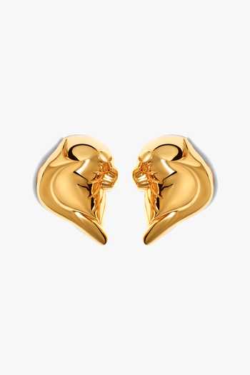 Outhouse Koko Foldlets Stud Earrings 