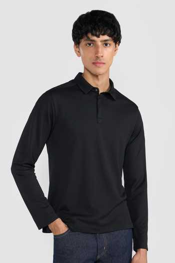 Perona Mike Full Sleeve Collared T-Shirt 