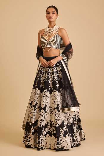 Siddartha Tytler Floral Pattern Lehenga Set 