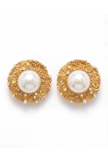 Mnsh Audrey Bloom Embellished Stud Earrings 