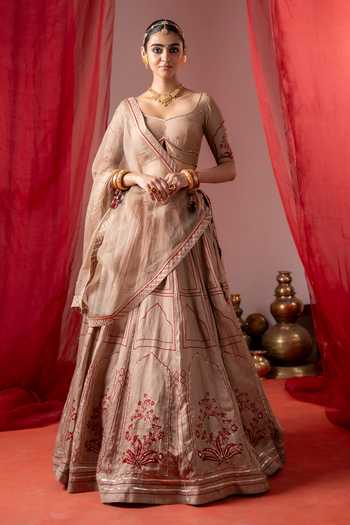 Baise Gaba Utsav Printed Lehenga Set 