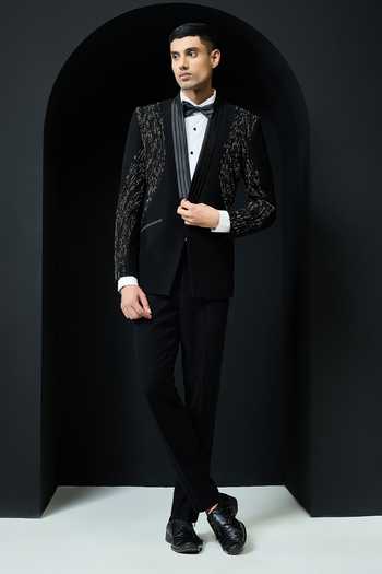 Sarab Khanijou Placed Embellished Tuxedo Set 