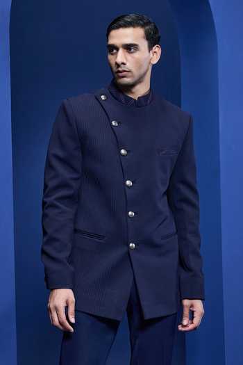 Sarab Khanijou Suiting Bandhgala & Trouser Set 