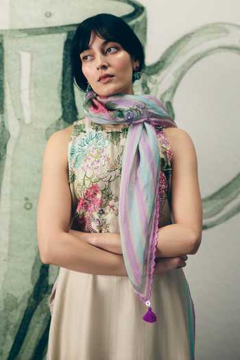 Paulmi And Harsh Shiro Floral Print & Embroidered Kurta Set 