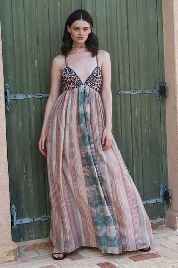 Shruti Sancheti Embroidered & Printed Maxi Dress 