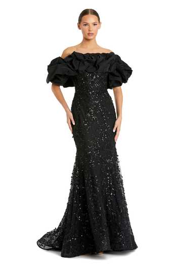 Mac Duggal Sequin Embellished Gown 