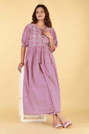 Kalakaari By Sagarika Geometric Print Cotton Dress 