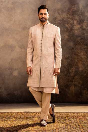 Millionaire Tonal Embroidered Sherwani Set 