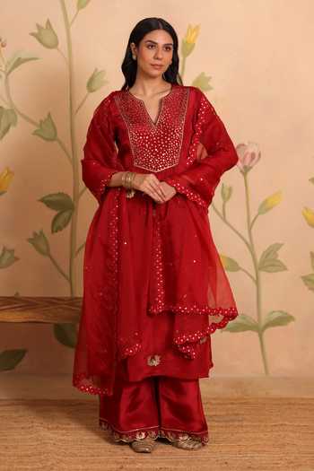 Pouli Pret Kamla Zardozi Embroidered Kurta Set 