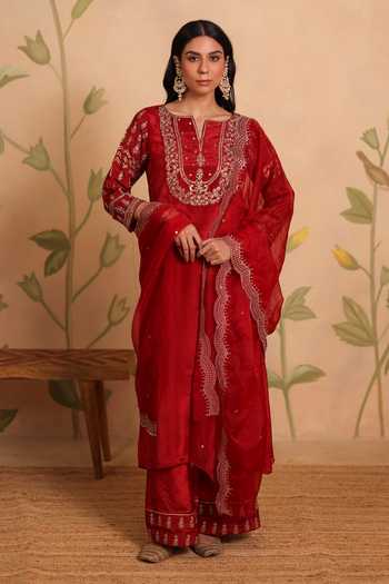 Pouli Pret Layla Zardozi Embroidered Kurta Set 