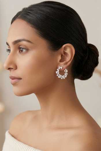 Prata Forma Wrap Earrings 