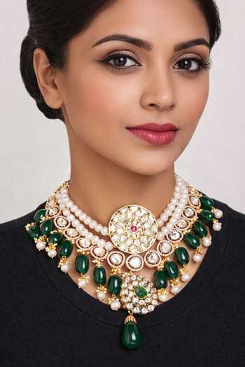 Xago Polki Moissanite Embellished Choker 
