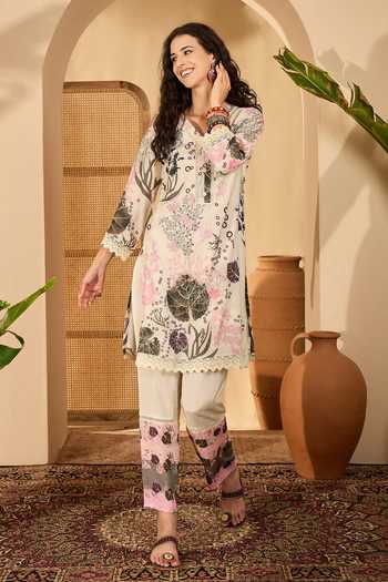 Jhambthreads Printed Kurta & Pant Set 