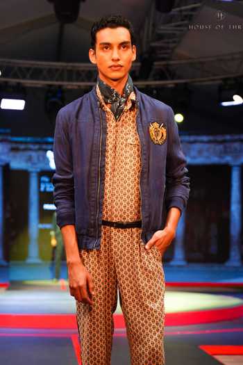 House Of Three The Imperial Crest Bomber Jacket 