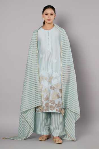 Doux Amour Petal Promise Embroidered Kurta Set 