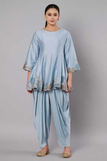 Doux Amour Meadow Peplum Kurta Set 
