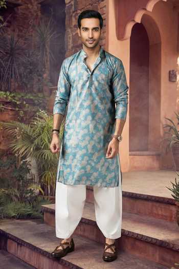 Jhambthreads Printed Kurta & Pyjama Set 