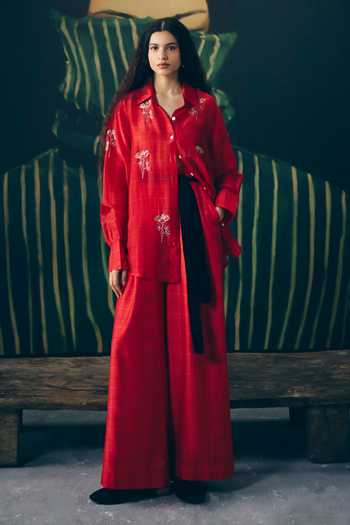 EASE Dena Printed Shirt & Pant Set 