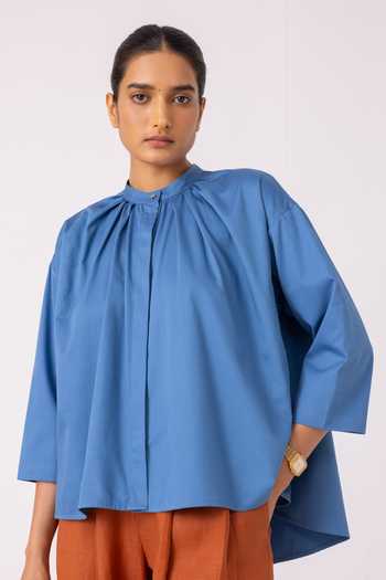 The Summer House Matilda Blue Top