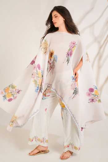 Moh India Summer Love Pleated Cape 