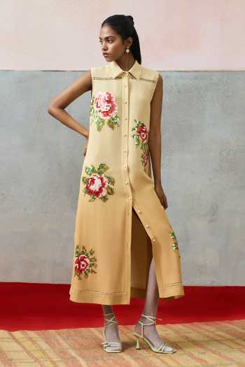 Pooja Rajgarhia Gupta Ponza Pixelated Dress 