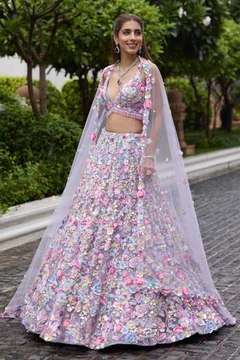 Opus Atelier Irina 3D Applique Work Lehenga Set 
