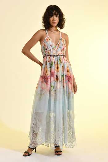 Bhanuni By Jyoti Aether Pleated Maxi Dress 
