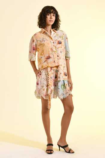 Bhanuni By Jyoti Aether Printed Shorts 