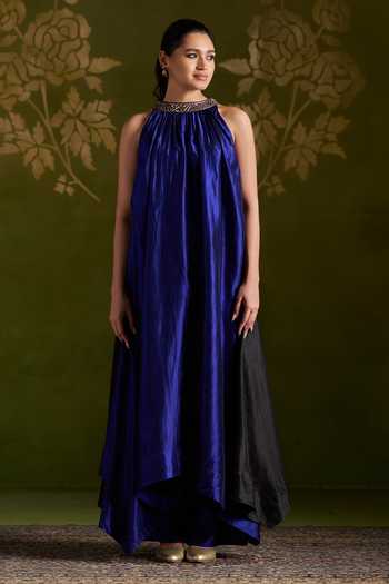 Almaari By Pooja Patel Roshvani Asymmetric Kurta Set 