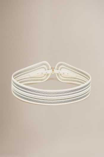 Ampm Laser Cut Leather Belt 
