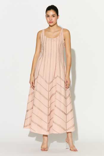 Koai Embroidered Poplin Cotton Dress 