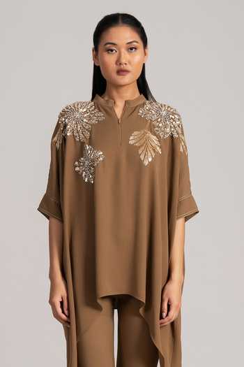 Namrata Joshipura Cosmic Placed Floral Pattern Tunic 