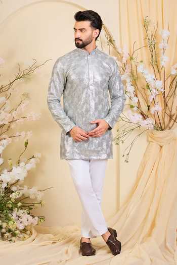 Kasbah Sequin Georgette Short Kurta  