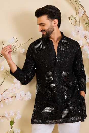 Kasbah Sequin Mirrorwork Kurta  