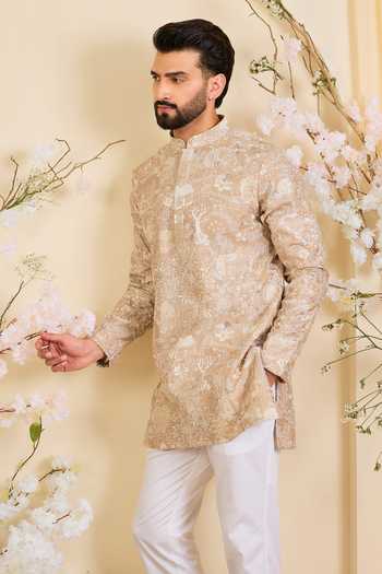 Kasbah Silk Embroidered Kurta 