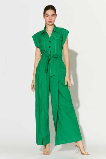 Koai Poplin Cotton Jumpsuit 