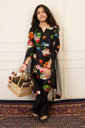Mamma Plz Printed Kurta Set 