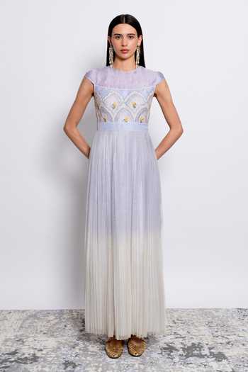 love, Kiki Elara Embroidered Bodice Gown 