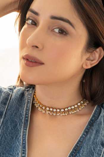 Do Taara Kundan Choker Necklace 