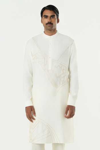 Line Out Line Avenue Thread Work Kurta 