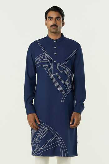 Line Out Line Chanderi Avenue Kurta 