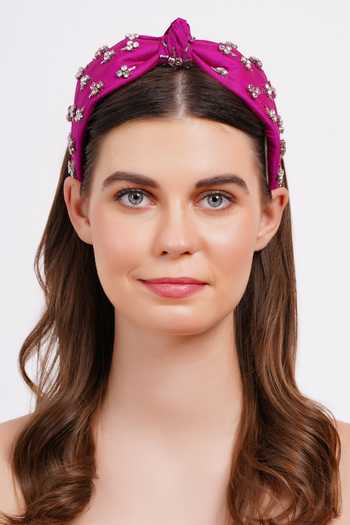 APT FOREVER Jewelled Treasure Embroidered Headband 