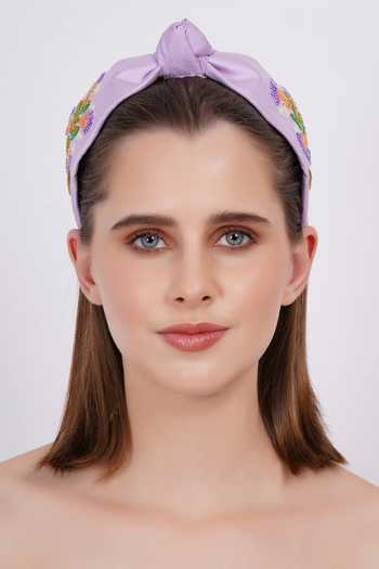 APT FOREVER Whimsical Posy Embroidered Headband 