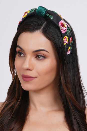 APT FOREVER Cascading Blossom Knotted Headband 