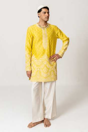 Wabi Sabi By Anshum-Ritesh Phool Booti Embroidered Kurta & Pant Set 