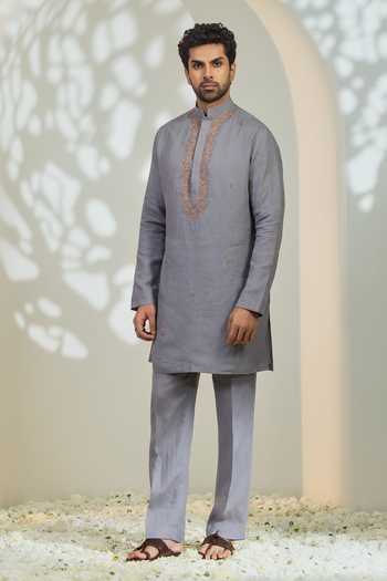 Madhav Agasti Linen Kurta & Pant Set 