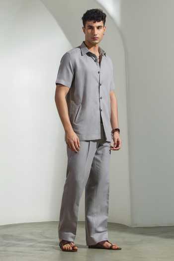 Madhav Agasti Linen Shirt & Trouser Set 