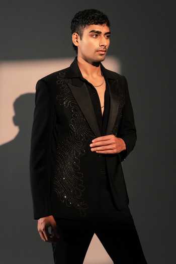 ROHIT DOSHI Erosia Embroidered Blazer 