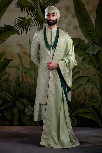 Punit Arora Thread Embroidered Sherwani Set 