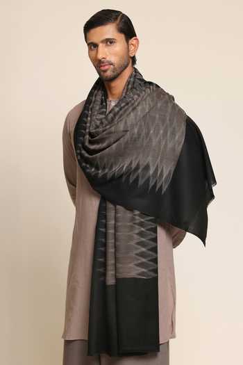 SHAZA Hand Ikat Weave Shawl 